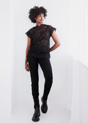 Guipure Lace Top