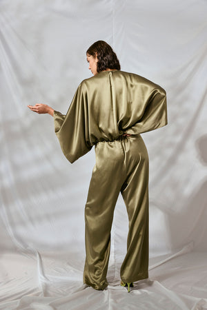 Silk Satin Jumpsuit