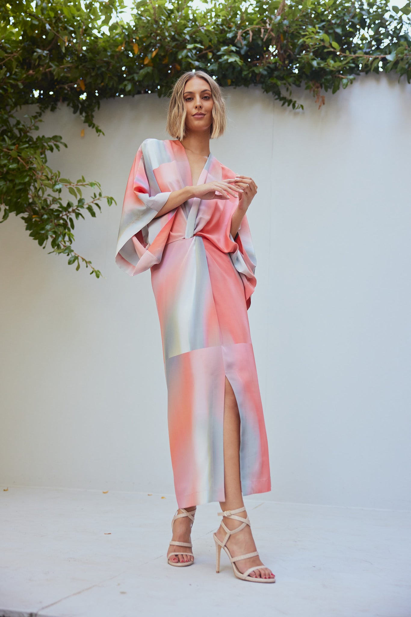 Cubist Silk Maxi Kimono was $500.00 now $290.00