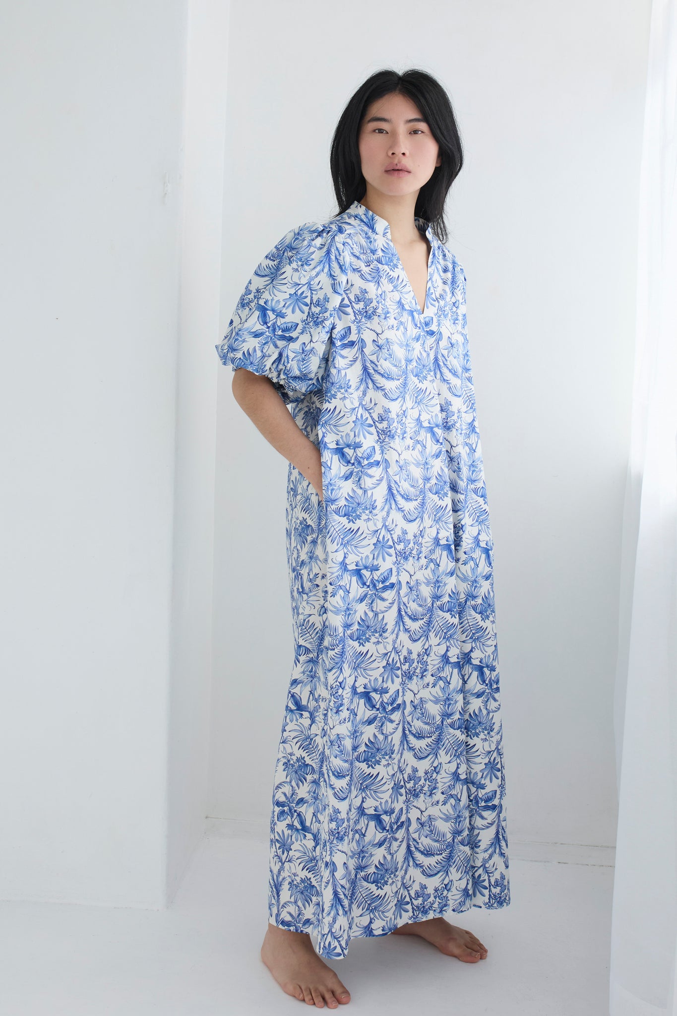 Iva Cotton Dress ( Exclusive print )