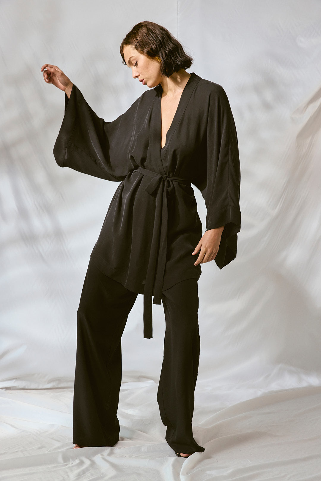 Yuka Silk Kimono Jacket