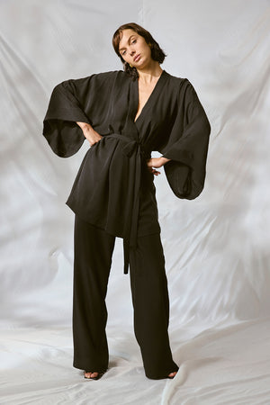 Yuka Silk Kimono Jacket