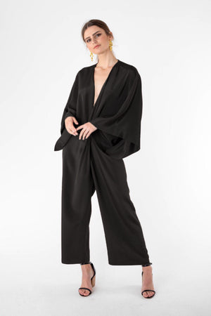 Silk Kimono Jumpsuit